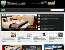 Tablet Screenshot of hotelesenconcepcion.cl